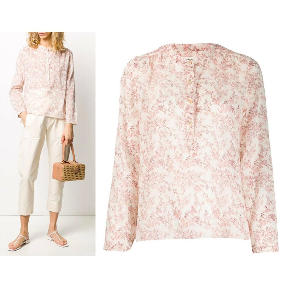 NEW etoile Isabel marant maria floral blouse 36